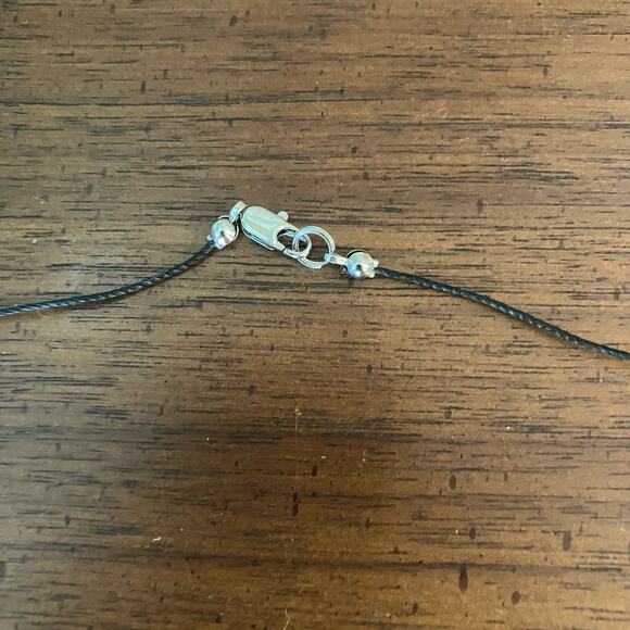 Leaf beaded necklace green purple, fairycore bohemian hippie boho chic whimsy - Picture 6 of 6